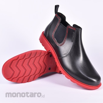 Beli AP Boots Sepatu Safety Ankle Boots Hobby Work Black Red 41 1pair monotaro.id